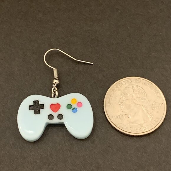 X Box Earrings, Gaming Earrings, Novelty Earrings, Gift Idea, Silly Earr… - Picture 2 of 4